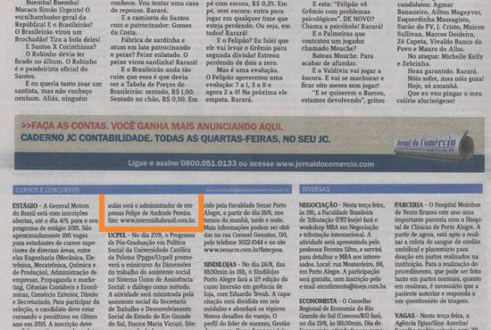 Agencia Digital Ibr na Mídia - Jornal do Comercio 01
