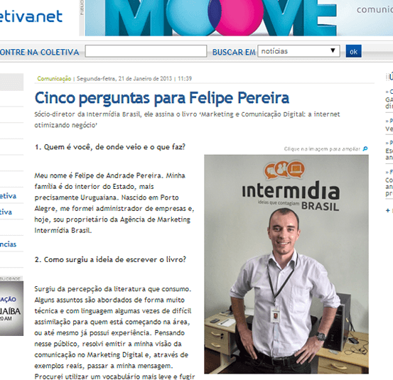 Felipe A Pereira - Portal Coletiva Net - Marketing